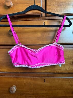 CUPSHE Bright Pink Lace-Trim Bralette - Women Intimates